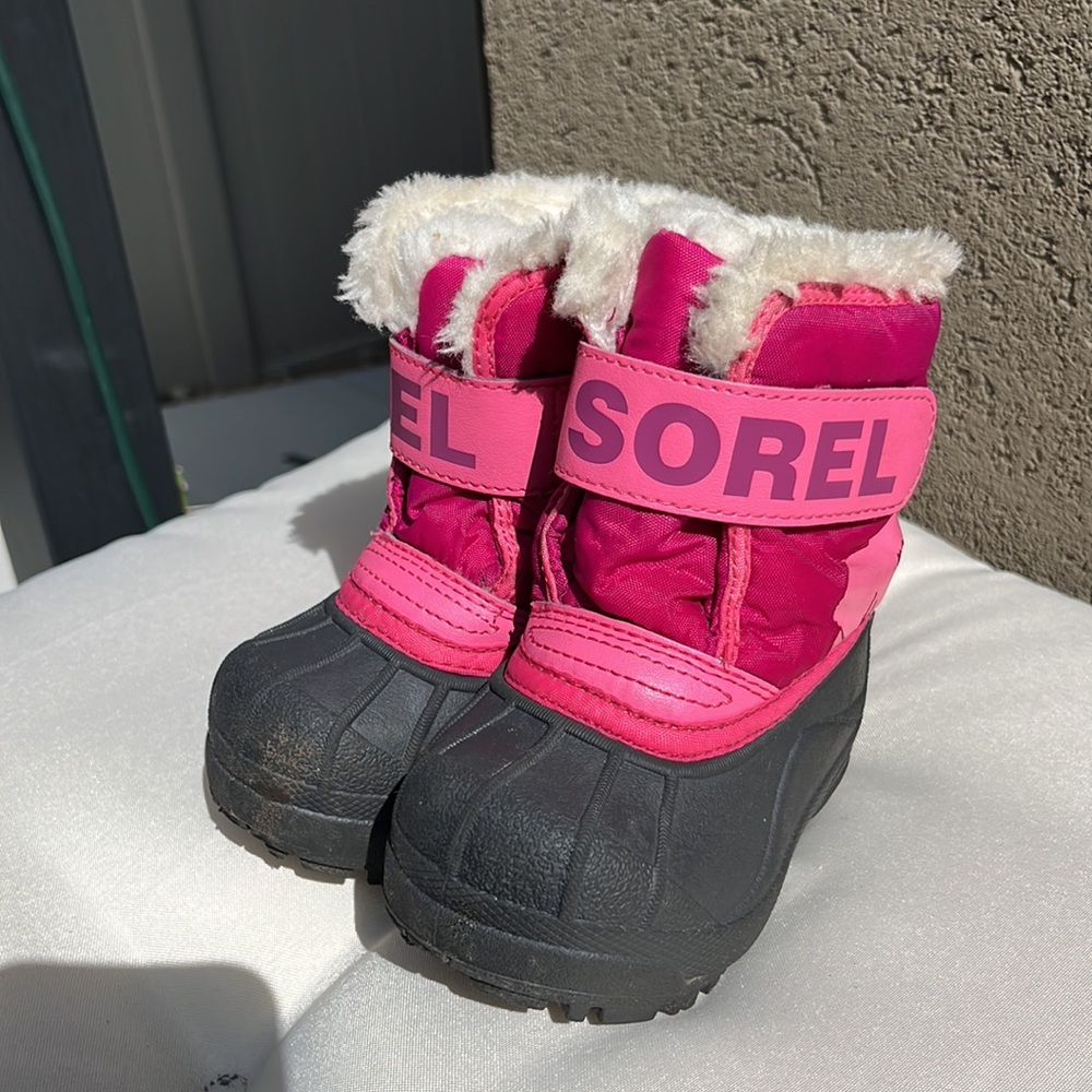 Sorel Snow Commander Winter Snow Boots Toddler Size 5